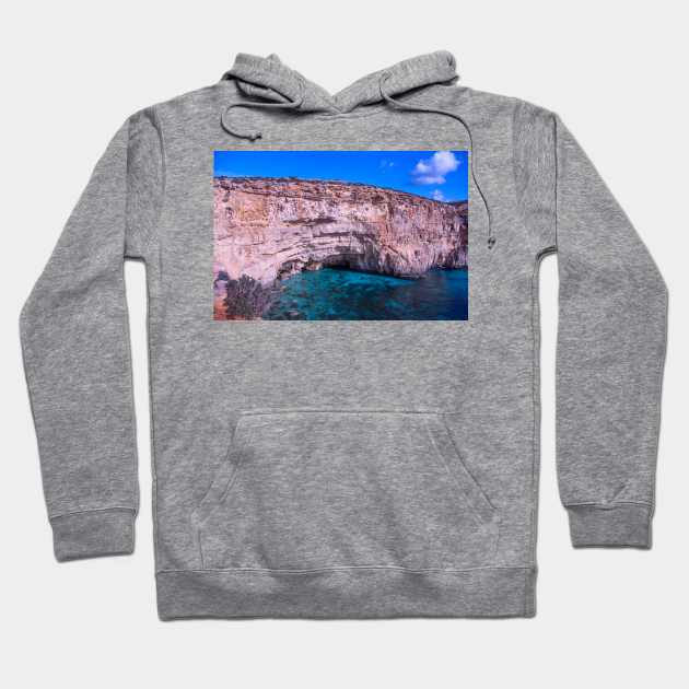 Blue Lagoon, Comino, Malta Hoodie by Graz-Photos